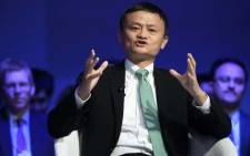 FILE: Alibaba Group Founder and Executive Chairman Jack Ma speaks during a panel session on the second day of the World Economic Forum on 18 January 2017 in Davos. Picture: AFP