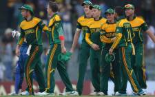 South Africa beat Sri Lanka by 82 runs in the third and final One Day International. Picture: AFP.