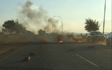 Protests at Thembelihle in Lenasia. Picture: Imtiaz Dasoo/iWitness