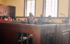 FILE: Kanya Cekeshe approached the Johannesburg Magistrates Court in an attempt to be released on bail pending his appeal. Picture: @EFFStudents/Twitter.