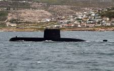 FILE: One of the submarines acquired by government in the arms deal.