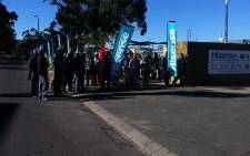 FILE: Unemployed Atlantis residents queue outside the Hisense Factory, hoping to find work. Picture: Carmel Loggenberg/EWN.