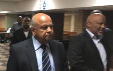 Finance Minister Pravin Gordhan and his deputy Mcebisi Jonas at the Pretoria High Court on 28 March 2017. Picture: Barry Batman/EWN.