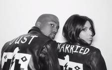 FILE: Kanye West and his wife, Kim Kardashian. Picture: Facebook.