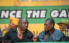 FILE: Cyril Ramaphosa and Paul Mashatile at the ANC's 55th National Elective Conference on 17 December 2022. Picture: Jacques Nelles/Eyewitness News