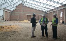The construction site of the new school in Kraaifontein. Picture: WCED