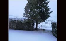 Snow as seen towards Ceres, Karoo. Picture: Supplied.