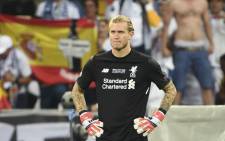 Liverpool goalkeeper Loris Karius reacts to his mistake during the UEFA Champions League final football match between Liverpool and Real Madrid at the Olympic Stadium in Kiev, Ukraine on 26 May 2018. Picture: AFP
