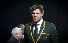 FILE. Duane Vermeulen walks to the team photograph after being selected for the Springbok squad in Durban. Picture: Anthony Molyneaux/EWN