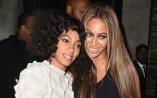 FILE: Solange Knowles and Beyonce attend the Balmain and Olivier Rousteing after the Met Gala Celebration on 2 May 2016 in New York, New York. Picture: AFP.