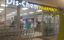 FILE: A Dis-Chem store: Picture: Dis-chem Facebook Page