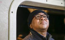 Transport Minister Fikile Mbalula on Tuesday 25 June 2019 experienced first-hand some of the challenges train-users in Cape Town have to endure daily. Picture: Cindy Archillies/EWN