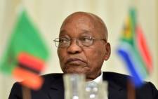  President Jacob Zuma during a press conference at the Union Buildings. Picture: GCIS.