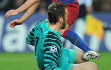 Arsenal's Spanish goalkeeper Manuel Almunia. Picture: AFP