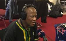 ANC chief whip Jackson Mathembu speaking to Radio 702 on Monday 18 December 2017 at the ANC national conference. Picture: Radio 702