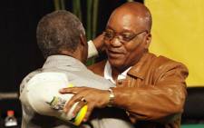 FILE: Former ANC president Thabo Mbeki congratulates former president Jacob Zuma (right) on 18 December 2007 after Zuma defeated Mbeki in a vote at the party's conference in Polokwane. Picture: AFP.
