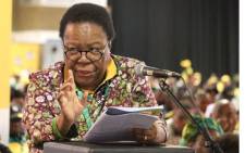 Naledi Pandor at the ANC national conference. Picture: @MYANC/Twitter