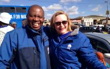 DA Joburg Mayoral Candidate Herman Mashaba and WC Premier Helen Zille campaigning in Alexandra . Picture: Masego Rahlaga/EWN.