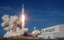 A SpaceX Falcon Heavy rocket lifts off from historic launch pad 39-A at the Kennedy Space Center in Cape Canaveral, Florida. Picture: @SpaceX/Twitter.