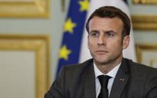 FILE: French President Emmanuel Macron. Picture: Yoan Valat/AFP.