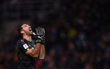Italy's goalkeeper and captain Gianluigi Buffon reacts after a 0-0 draw to Sweden during the Fifa World Cup 2018 qualification match on 13 November 2017 in Milan ended the four-time world champions’ hopes of reaching next year’s finals in Russia. Picture: AFP. 