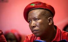 FILE: EFF leader Julius Malema addresses the media at a press conference at the partys head office in Johannesburg on 13 October 2016. Picture: Reinart Toerien/EWN.
