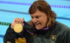 FILE: Natalie du Toit wins gold in the women's 400m freestyle race in the Paralympics. Picture: Wessel Oosthuizen/SA Sports Picture Agency.