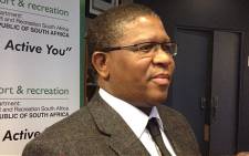 Sports Minister Fikile Mbalula stressed the importance of athletics. Picture: Marc Lewis/EWN