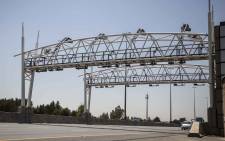 An e-toll gantry on the highway in Gauteng. Picture: Abigail Javier/EWN