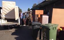 FILE: More than 25 families have been evicted from a plot in Alexandra, northern Johannesburg on 4 June 2014. Picture: Lesego Ngobeni/EWN.