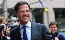 Dutch Prime Minister Mark Rutte arrives to take part in a European Union (EU) summit dominated by the migration crisis at the European Council in Brussels, on 15 October, 2015. Picture: AFP.