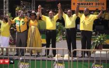 FILE: The ANC declared 2016 as the year of advancing people's power at the January 8 statement in Rustenburg. Picture : Kgothatso Mogale.