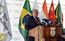 President Jacob Zuma presides over the official launch of the African Regional Centre of the Brics New Development Bank in Sandton. Picture: GCIS.