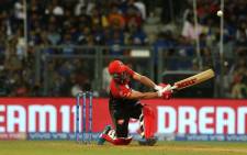 AB De Villiers has scored over 300 runs in this season's tournament, but his RCB side remain bottom of the table. Picture: @IPL/Twitter