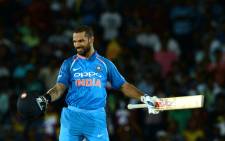 FILE: Indian cricketer Shikhar Dhawan. Picture: AFP.