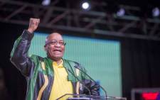 FILE: President Jacob Zuma makes his address at the final plenary on 5 July 2017. Picture: Thomas Holder/EWN