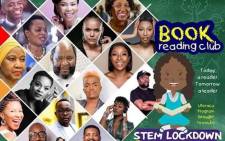 Personalities including DJ Sbu, Somizi Mhlongo, and Pearl Modiadie joined the department’s book club initiative in which public figures would read e-learning material to pupils during national lockdown. Picture: Twitter. 