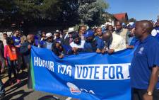 Democratic Alliance leaders leading a march on 16 June 2016. Picture: Clement Manyathela/EWN.