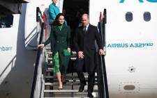 The Duke and Duchess of Cambridge arrive n Dublin for their three-day tour of Ireland on 3 March 2020. Picture: @KensingtonRoyal/Twitter