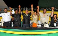 The ANC top six at the 53rd National Conference at the University of Free State in Bloemfontein (Mangaung). Picture: ANC