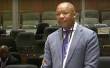 A screengrab of former Public Investment Corporation (PIC) CEO Dan Matjila appearing at the commission of inquiry into the PIC on 8 July 2019.