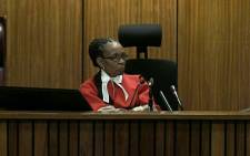 Judge Thokozile Masipa will be preparing to hand down arguably the most highly-anticipated verdict of her career tomorrow. Picture: EWN.