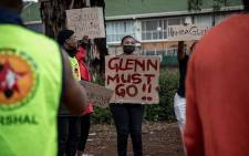 Numsa affiliated workers protest outside Comair's offices in Kempton Park on 15 March 2022. Picture: Xanderleigh Dookey Makhaza/Eyewitness News
