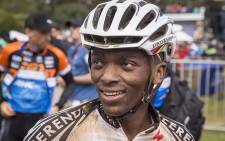 Sipho Madolo smiles after finishing the 2016 Absa Cape Epic on 20 March 2016. Picture: Aletta Harrison/EWN
