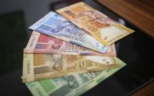 South African rand banknotes. Picture: Cindy Archillies/Eyewitness New