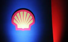 The logo of Royal Dutch Shell is seen in London. Picture: EPA.