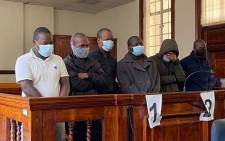 FILE: The six men accused of the murder of Gauteng Health Department official, Babita Deokaran, appeared in the Johannesburg Magistrates Court on 30 August 2021. The charges against a seventh suspect were provisionally withdrawn. Picture: Abigail Javier/Eyewitness News