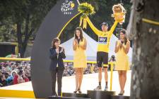Chris Froome wins and keeps his yellow jersey at the Tour de France for the second time on 26 July 2015. Picture: Thomas Holder/EWN/ 
