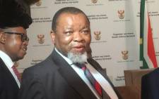 FILE: Minister of Mineral Resources and Energy Gwede Mantashe. Picture: Nthakoana Ngatane/EWN.