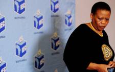 Several political parties are calling on IEC chair Pansy Tlakula to step down before the elections. Picture: Sapa.